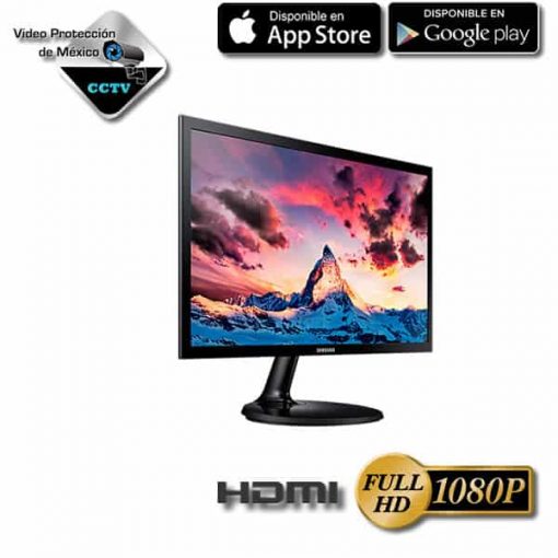 Paquete 4 camaras 1080p monitor